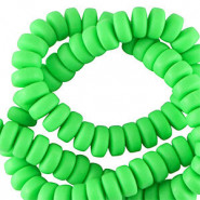 Polymer Perlen Rondell 7mm - Neon green